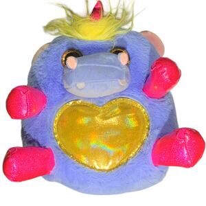 Zuru 10"D Rainbocorn Fairycorn Hippo Periwinkle with Fairy Wings, EUC